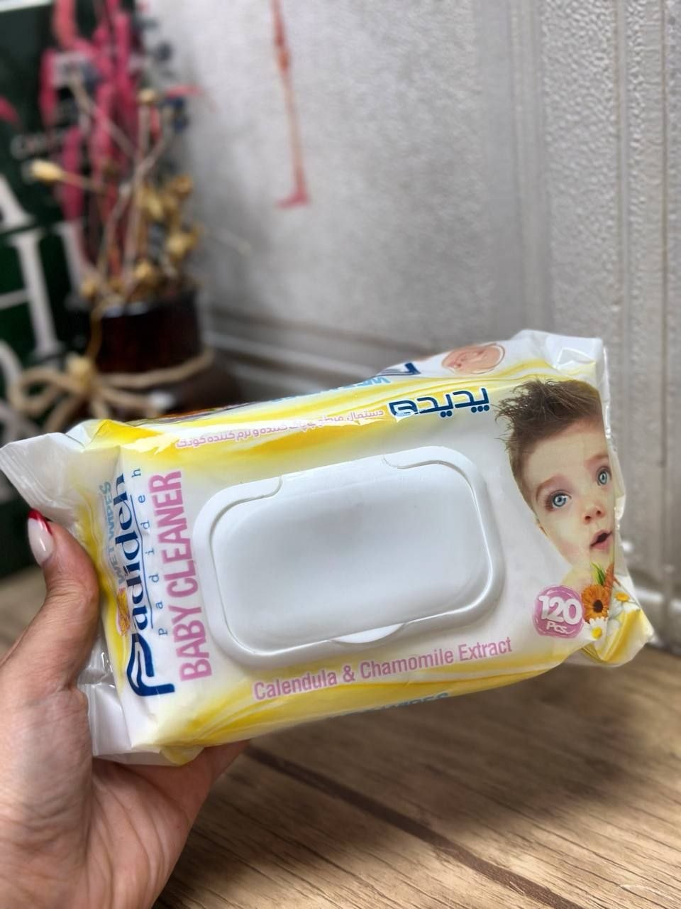 دستمال مرطوب کودک ۱۲۰ برگ پدیده