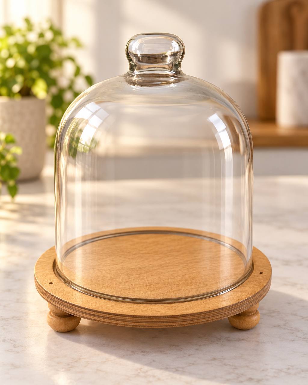 کره خوری پایه دار چوبی